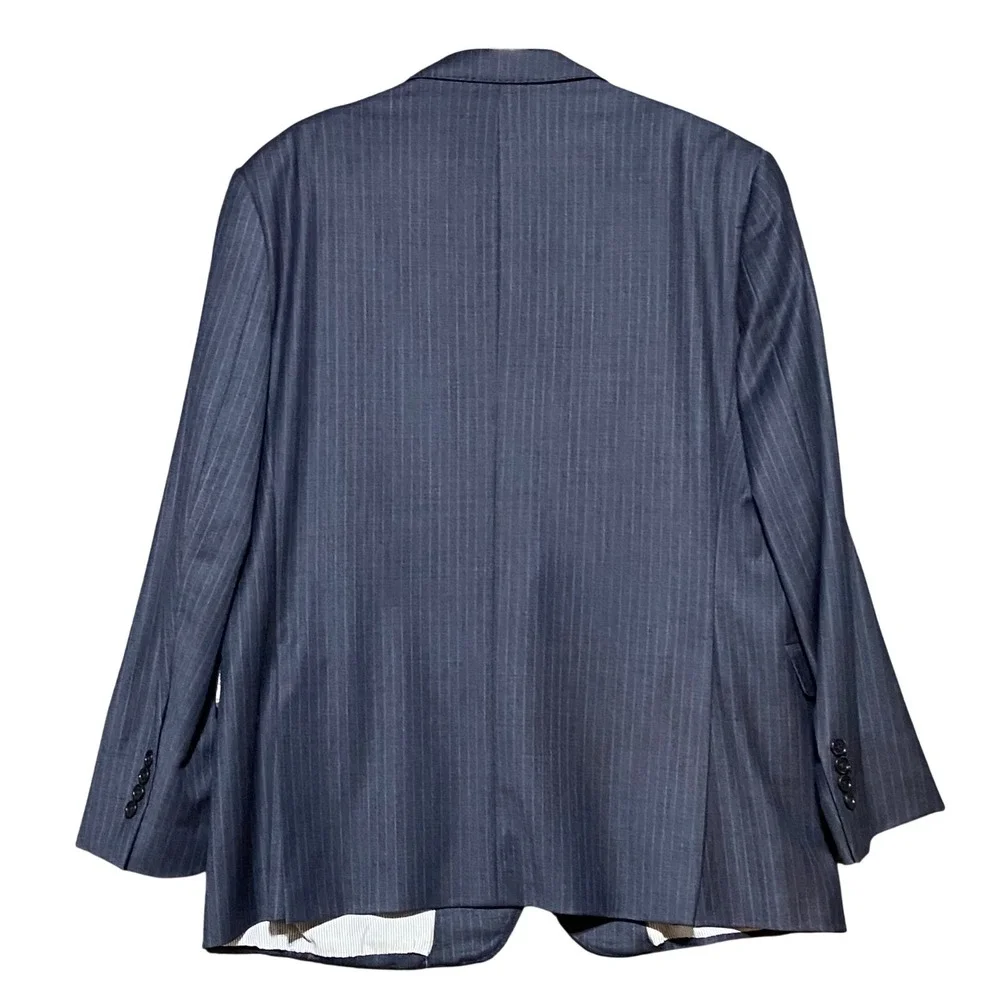 Brooks Brothers Explorer Regent Fit Pinstripe Wool Blend Sport Coat‎ Blazer 46R